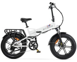 ENGWE Engine X Elektrische Vouwfiets - Fatbike - 20 Inch - 250W Motor - 7 Versnellingen - 100 km Actieradius - Mechanische Schijfremmen - Wit