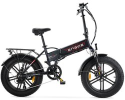 ENGWE EP-2 Boost Elektrische Vouwfiets - Fatbike - 20 Inch - 250W Motor - 7 Versnellingen - 120 km Actieradius - Mechanische Schijfremmen - Zwart