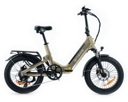 ENGWE L20 3.0 Boost Elektrische Vouwfiets - E-bike - 20 Inch - 250W Motor - 7 Versnellingen - 135 km Actieradius - Hydraulische Schijfremmen - Champagne