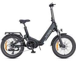 ENGWE L20 3.0 Pro Elektrische Vouwfiets - E-bike - 20 Inch - 250W Middenmotor - 7 Versnellingen - 160 km Actieradius - Hydraulische Schijfremmen - Zwart