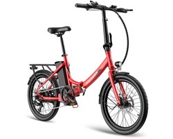 Fafrees 20 inch Elektrische fiets(155-195 cm), Elektrische vouwfietsen, e-bike, 250 W motor, 16,75 Ah accu, 35 N.M draaimoment, E-mountainbike, 25 km/u, bereik tot 130 km , Waterdicht IPX4, Pedelec vouwfiets met 7 versnellingen​