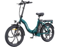 HillMiles MilePort 1 Elektrische fiets - 20 inch opvouwbare e-bike - 250W motor - 36V 13Ah uitneembare batterij - Actieradius tot 80 km - Elektrische stadsfiets - Groen
