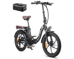 Inklapbare Elektrische Vouwfiets met 20 Inch Banden - 250W Motor en 36V Accu