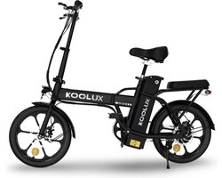 Koolux | BK5 Elektrische Fiets | Opvouwbare E-bike | 16 Inch | 250W Motor | Zwart