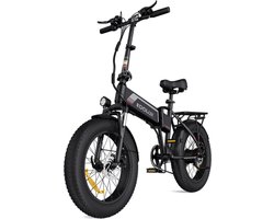 KOOLUX Elektrische Fiets BK10S - 20*4.0 Inch Fat Tire City Commuter EBike met Afneembare 48V 13Ah Lithium Batterij - Opvouwbaar E-Bike met 250W Motor - 7 Versnellingen - IP54 Waterdicht