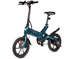 MS Energy i6 - Elektrische Fiets - Vouwfiets - 16 inch - 25km/h - Remschijven - Donker Groen