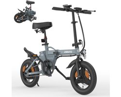 Opvouwbare Elektrische Fiets 14 inch - E-Bike met 36V Accu, LCD Display en USB Houder voor Stedelijk Gebruik