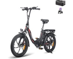 Opvouwbare Elektrische Fiets met 250 W Motor - E-Fatbike 20 inch