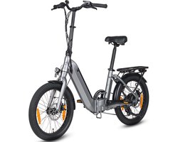 Saxxx Foldi Comfort elektrische vouwfiets - lichtgewicht - 410Wh accu - grijs