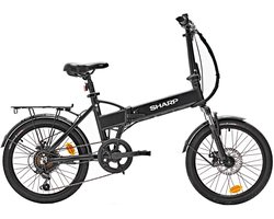 Sharp Folding elektrische vouwfiets ingebouwde accu 7.5Ah 20 inch