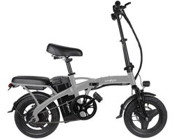 Windgoo B22 Elektrische Vouwfiets - Rijklaar Geleverd - Windgoo Smart-app - 14 Inch - 250W Motor - 35 km Actieradius - Mechanische Schijfremmen - Lichtgrijs