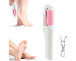 2 in 1 Voetvijl Ontharing - 2025 Nieuwe Elektrische Voetvijl - Voet Dode Huid Verwijderaar - Eelt Verwijderaar - Geschikt voor Droge Dode Huid, Gebarsten Hielen, Eelt