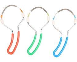 3 Stuks Spring Gezichtshaartjesverwijderaar - Draad Epilator voor Kin, Wangen en Bovenlip - Duurzaam en Lichtgewicht