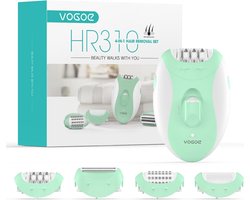 4-in-1 Draadloze Epilator voor Vrouwen - Pijnloze Ontharing met 21 Pincetten en 2 Snelheden