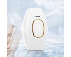 5 minuten laser ontharingsapparaat voor thuisgebruik - voor vrouwen en mannen, elk lichaamsdeel (wit)