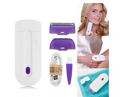 Blu-ray Epilator Gezichts- en Lichaamshaarverwijderaar Direct Pijnloos Voor Gezicht en Lichaam Gemakkelijk In Gebruik- Brawdress