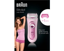 Braun Elektrisch Scheerapparaat en Trimmersysteem Silk-épil Draadloos met Batterijen 5-100 Roze