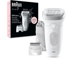 Braun Epilator Silk·épil 7-041 Wit/Zilver -