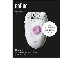Braun Silk Epil 1 Epilator Transparant