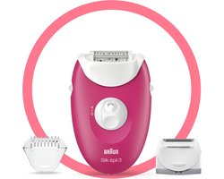 Braun Silk-épil 3 SE3/276 20 pincetten Roze Wit