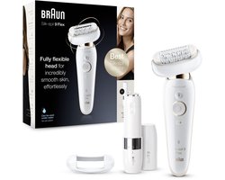Braun Silk-épil 9 Flex 9005 40 pincetten Goud, Wit