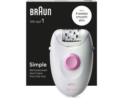 Braun Silk·épil 1 1-01 - Epilator Met Snoer - Voor Ontharing