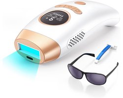 DailySupplies® Laser Ontharingsapparaat - IPL Ontharing - Mannen & Vrouwen - Roségoud en Wit