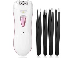 Draadloze Mini Epilator voor Gezicht en Lichaam – Oplaadbaar en Efficiënt voor Intieme Zones, Wenkbrauwen en meer