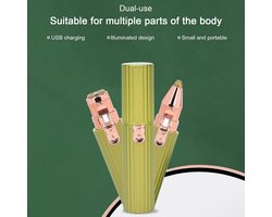 Draagbare Elektrische Wenkbrauw Trimmer Clipper, Professionele Pijnloos Epilator Wenkbrauw & Gezichtshaar Remover voor Mannen Vrouwen Lip Arm