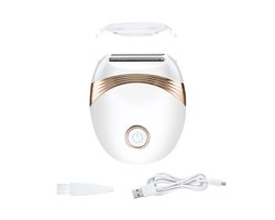 Epilator - epileerapparaat dames - gezichtsepilator vrouw - epilator dames - epilator gezicht - nat en droog ontharingsapparaat - voor armen, benen, gezicht, oksels - wit