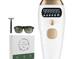 Epilator - Geavanceerd 3-in-1 IPL-ontharingsapparaat met 5 energieniveaus voor pijnloze professionele ontharing op lichaam en gezicht. Geschikt voor vrouwen en mannen, inclusief bikinibenen. Tot 999.990 flitsen!