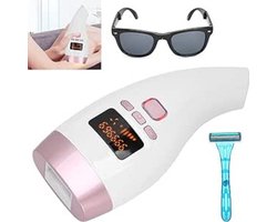 Epilator - IPL Ontharingsapparaat voor een Verkoelende Ontharingservaring op Gezicht, Benen, Armen, Oksels en Lichaam. Veilig en Effectief met Universele Spanningscompatibiliteit