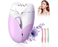 Epilator - Ladyshave - Epileerapparaat Dames - Wit en Paars