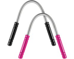 epilator- lente-Verwijder haar van bovenlip- kin-wangen en nek- Voor vrouwen-mannen-2 stuks - zwart, rozerood