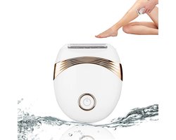 Epilator, ontharingsapparaat voor het gezicht, Glamoureuze huid epilator voor het gezicht, epilatoren voor ontharing voor vrouwen, nat en droog ontharingsapparaat voor armen, benen, gezicht, oksels (wit)