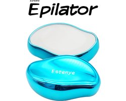 Estenye Premium Epilator - Turquoise - Ontharen - Klein formaat - Pijnloos ontharen - Crystal Hair Remover Pro