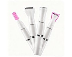 EYUSALL 4-in-1 Ontharingsapparaat voor Vrouwen - Elektrische Epilator voor Nat & Droog Gebruik