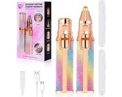 Florixa®Epileerapparaat dames - Epilator Gezicht & Lichaam - Ladyshave – Veelkleurig - 17cm x 10cm x 4cm