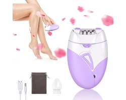 Gezichtsepilator, Draadloos Elektrisch Damesgezichtsscheerapparaat Met Led-Licht, Gladde Mini-Epilator Voor Armbeenbikini Onderarm, Zacht Gezichtshaarverwijderingsapparaat Voor Vrouwen Gezichts- En Lichaamshaarverwijderaar