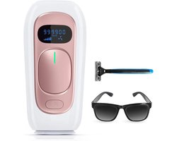 Laser ontharing voor vrouwen en mannen Permanent IPL ontharingsapparaat geüpgraded naar 999.900 flitsen Pijnloos voor gezicht, benen, armen, bikinilijn en gebruik voor het hele lichaam