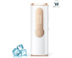 LifeStages - Laser Ontharingsapparaat - IPL-Laserontharing Voor Vrouwen En Mannen - Apparaat Voor Verwijderen Van Ijsgekoelde Laserharen - Veilig Thuis - Epilators Voor Gezicht Oksels Arm Bikinilijn, Benen, Hele Lichaam