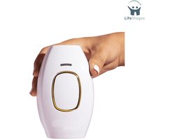 LifeStages - Laser Ontharingsapparaat - Mini Ipl Laser Epilator Voor Mannen En Vrouwen - Draagbare Laser Epilator Depilador - Permanent Gezichtshaarverwijderingsapparaat - Voor Het Hele Lichaam Laser Hair Removal Device - (Wit)
