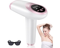 MKSS® Laser Ontharingsapparaat - IPL Ontharing - Mannen & Vrouwen - Wit en Roze