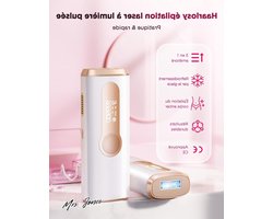 Mrs. Jones IPL-apparaat voor haarverwijdering 3-in-1 met ontharingslaser .