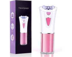 Nexvo® Epileerapparaat dames - Epilator Gezicht & Lichaam - Ladyshave – Wit/Roze - 14cm x 6cm x 4cm