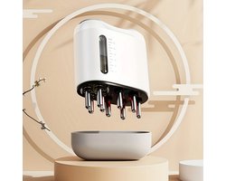 Olieapplicator – multifunctionele elektrische hoofdhuidmassagerborstel, draagbare hoofdhuidmassagerborstel, hoofdhuidborstel, geschikt voor thuis en op reis, elektrische hoofdhuidmassager