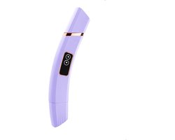 Ontharingsapparaat - 1 stuk - Scheerapparaat met dubbele kop - Elektrische trimmer - 21,2 x 3,2 x 3,2 cm - USB oplaadbaar - Draagbaar ontharingsapparaat - Geschikt voor de gevoelige huid van oksels, schaamstreek, ledematen en onderarmen - Paars