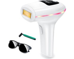 Ontharingsapparaat - IPL-ontharingsapparaat - 999,900 Lichte Impulsen ontharingslaser voor mannen en vrouwen - Duurzame Pijnloze IPL-laser ontharingsapparaat voor gezicht, oksels, armen, benen en lichaam