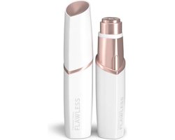 Oplaadbare Gezichtsfluff Eliminator - FLAWLESS FINISH - Vlekkeloos gezicht - Zacht en veilig - Wit