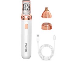 Parvale® 3 in 1 Epilator SilkPro - Epileerapparaat Dames - Epilator - Gezichtsepilator Vrouw - Gezichtsontharing Dames - Epilator Gezicht - Epilator Dames - Gezichtsepilator dames